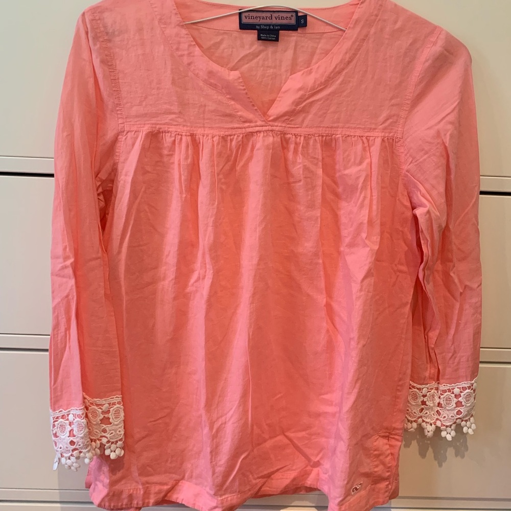 Vineyard Vines pink tunic